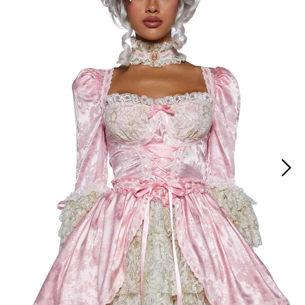 Pink and Cream Lace Halloween Dress
